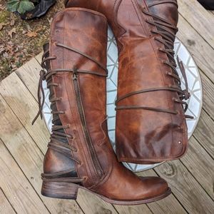 Freebird by Steven Diamond boots brown women's US 9